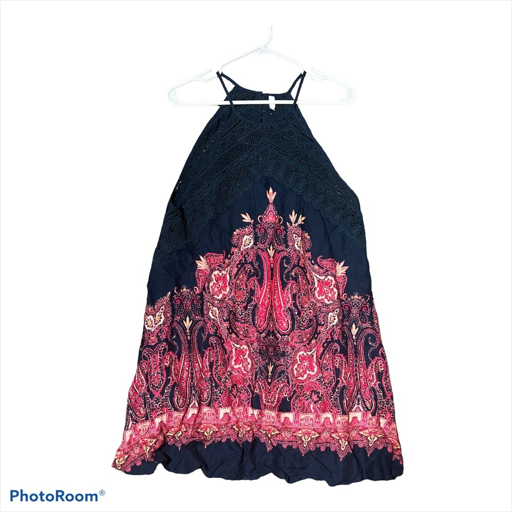 Free People Intimately Crochet Boho Draped Dress Beach Cover Up Medium